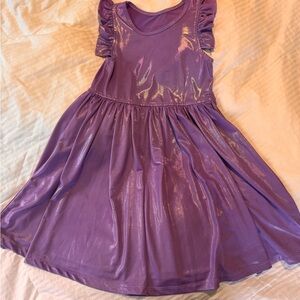 Purple shimmer pink chicken Dress